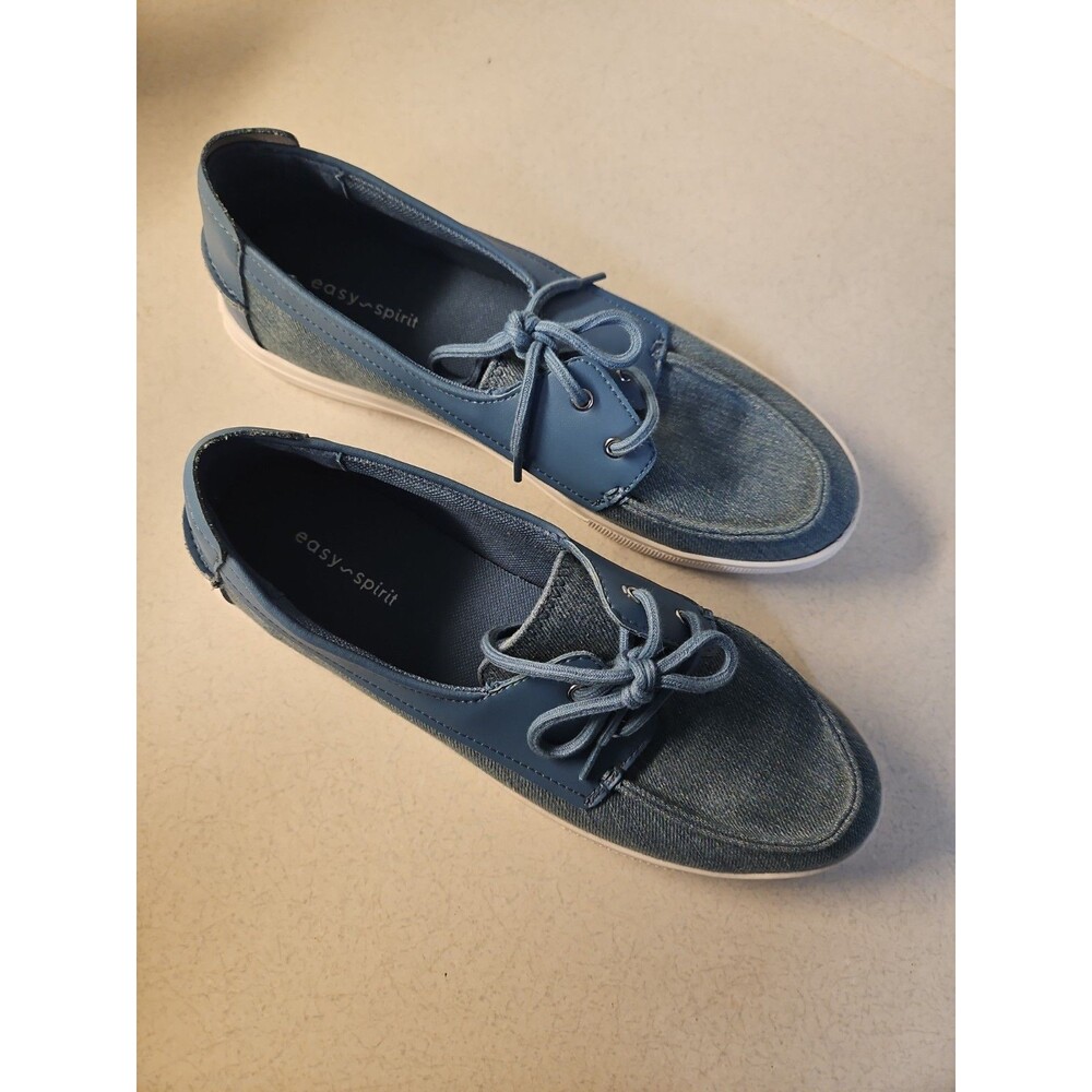 Easy Spirit Sz 10 Light Denim Ladies Boat Shoe NWOT